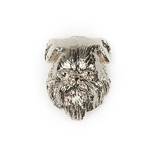Image of Brussels Griffon (Rough) Made in U.K Artistic Style Dog Clutch Lapel Pin Collection