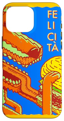 イタリア語での幸せ、ハッピーイタリア スマホケース iPhone 16 Pro Max 用