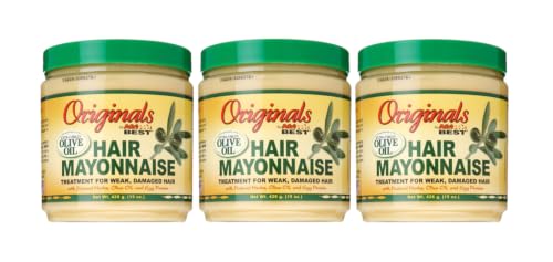 Africa's Best Organics Hair Mayonnaise 15 oz, Pack of 3 / with comb image 2