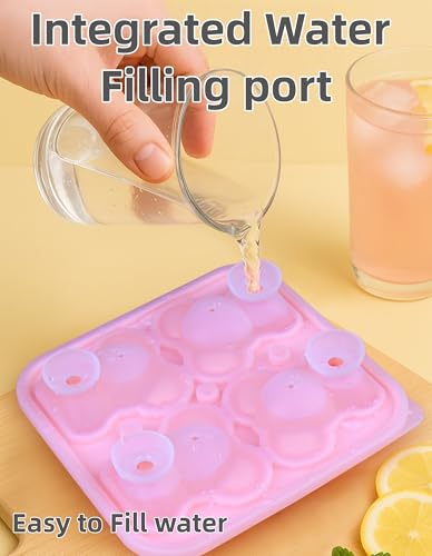 Molde de silicona para cubitos de hielo forma koala 2 piezas miniatura 6