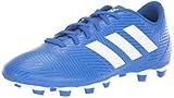 adidas Men's Nemeziz 18.4 FxG Soccer Shoe, Football Blue/White/Football Blue, 10 M US