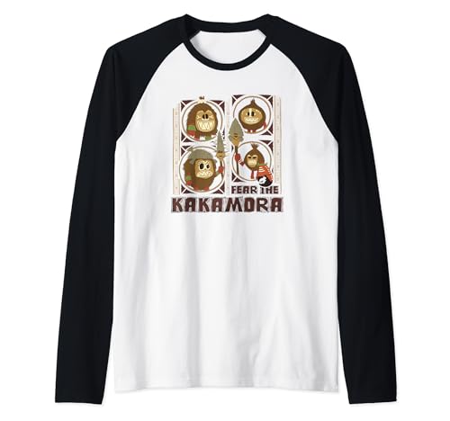 Image of Disney Moana Fear the Kakamora Raglan Baseball Tee