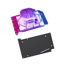 GPU Waterblock for Gigabyte GeForce RTX 4060 Ti Gaming OC 16G & RTX 4060 Ti Gaming OC 8G, PC GPU Water Liquid Cooling Block Cooler with Backplate