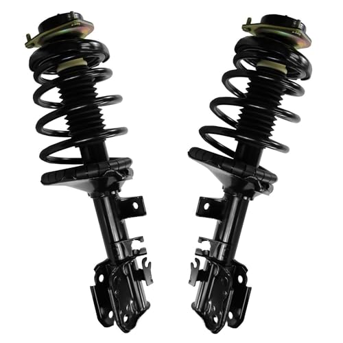 Image of Detroit Axle - 8pc Struts Shocks Suspension Kit for 2002 2003 2004 Nissan Pathfinder INFINITI QX4, 2 Front Struts with Coil Spring 2 Rear Shock Absorbers 4 Front Rear Sway Bar End Links Replacement