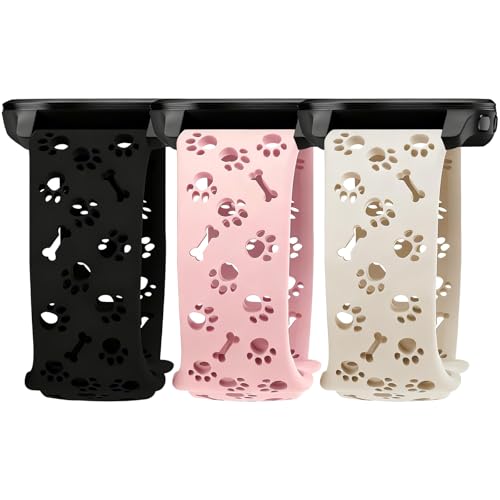 3 Pack Correas de Silicona 20mm Compatibles Garmin