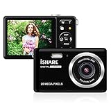 Digital Camera for Photography, 20MP Rechargeable Point and Shoot Digital Camera with 2.8" LCD 8X Di