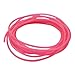 2m Luminous Fishing Line Glow in The Dark Fishing Wire Silica Gel Tubing for Night Fishing, Pink/Green Anti Rig Tube 1mm ID 2mm OD(Pink)