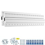 Le taquet en aluminium mesure 3 mm d'épaisseur et 3,2 cm de large et est imbriqué de 5,1 cm.