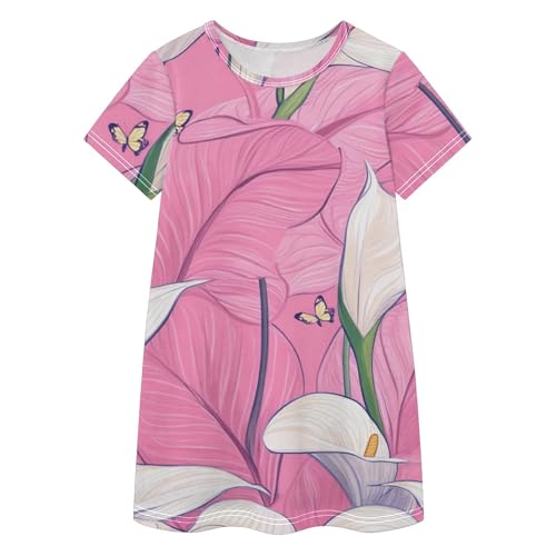Vestidos de nina comodos que no irritan la piel para uso diario Safaris rosa lirio