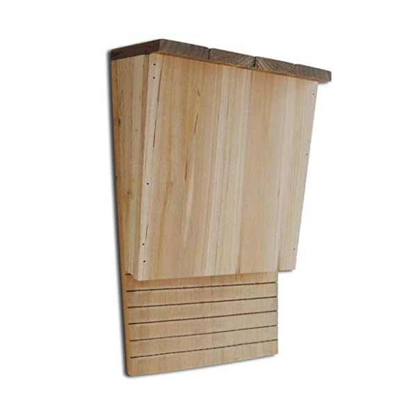 vidaXL 2x Holz Fledermauskasten Fledermaushaus Nistkasten Fledermausnistkasten – Bild 3