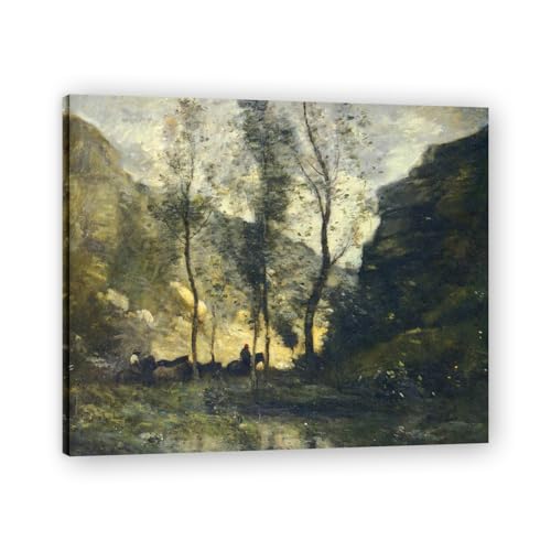 Tableau Nature sur Toile encadrée 70x84cm grand format pour habillage mural chambre
