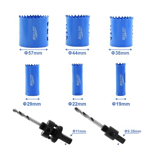 Set de brocas BULLITT para perforar 6 piezas miniatura 2