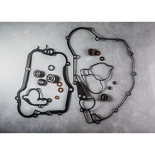 Athena Parts Water Pump Gasket Kit With Bearings For Kawasaki Kx 80, 85, 100, Black #TOP2