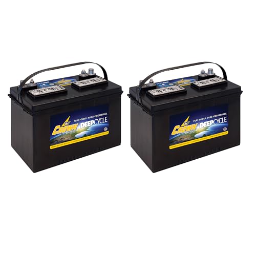 Crown 27HDC 12V Deep Cycle Battery 115Ah 2-Pack