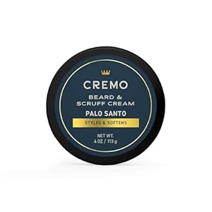 Cremo Beard & Scruff Cream, Palo Santo (Reserve Collection), 4 oz – Soothe Beard Itch, Condition and Offer Light-Hold Styling for Stubble and Scruff (Product Packaging May Vary)