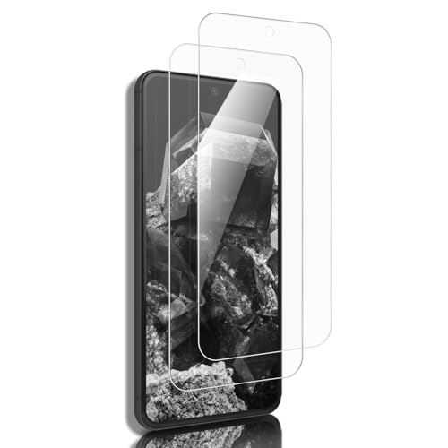 Three-Tree 2 Stück Schutzfolie für Panzerglas für Google Pixel 8a 5G Frei von Kratzern 9H Härte HD 0.33mm Ultra-klar Ultrabeständig Displayschutz Folie für Google Pixel 8a