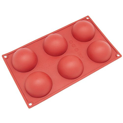 Freshware Cavity Egg Shape Silicone Mold for Soap, Cake, Bread, Cupcake, Cheesecake, Cornbread, Muffin, Brownie, and More