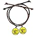 offbb EsES Jarra de Loro voladora Brazalete Pulsera Cuero Doble Cuerda par Set
