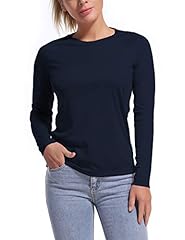 Round Neck Long Sleeve_darknavy