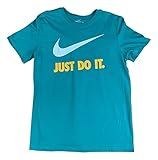 Nike Men's Icon Futura Tee (Green/JDI Swoosh, Medium)