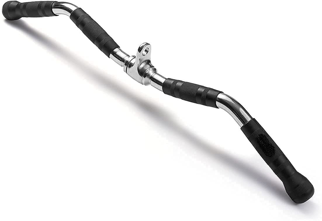 Fitrxx Zig Zag Handle | Curl Bar | Curl Handle | Triceps/Biceps Exercise | Rotating Barle-image-5