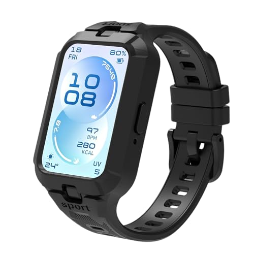 [Asvufeyy] �o���h HUAWEI Band 11 Aluminum Edition �Ή� �V���R�������x���g��̌^ �����h�~ �ϖ��Ր� �t�@�[�E�F�C�o���h 11 Aluminum Edition�p - �u���b�N