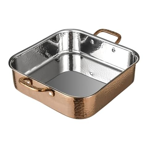 DEADALUS Golden Hammered Braiser Pan Cover