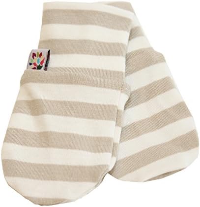 Sand Stripe Scratch Mittens