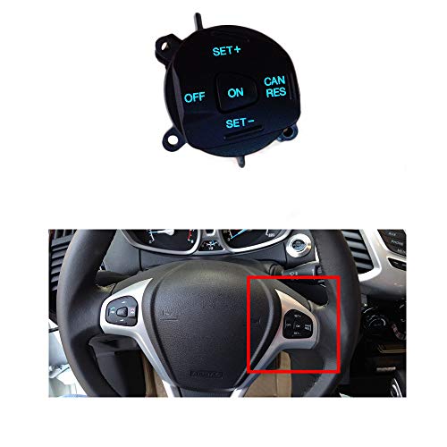 Interrupteur Régulateur De Vitesse M Volant The Lord Of The Tools - Pour Ford Fiesta MK7/MK8, Ecosport ST 2013 - Noir