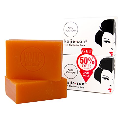 Kojie San savon eclaircissant acide kojique 135g lot de 10 avec chiffon microfibre