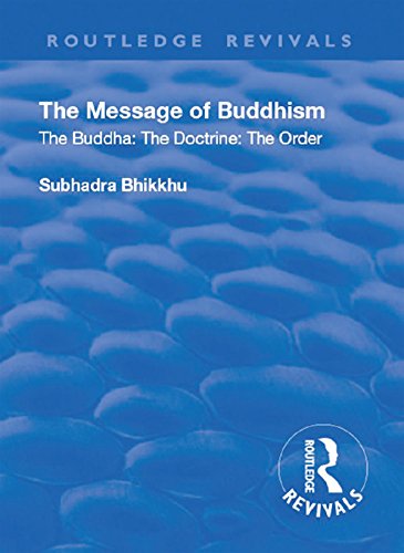 Revival: The Message of Buddhism (1926) (Routledge Revivals)      1st Edition, Kindle Edition