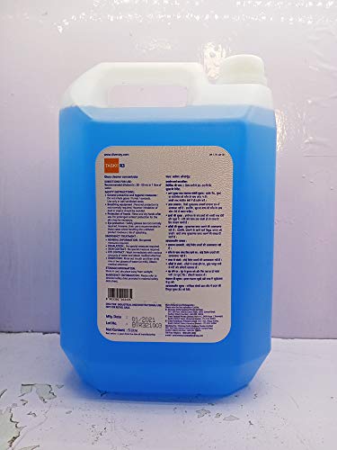 Taski R3 Glass Cleaner Concentrate 5Ltr. With 750ml Spray Bottle Refill pack By Feather Lady