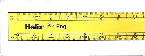 SG Education HLX K85010 Helix Engineers Scale Ruler, 30 cm