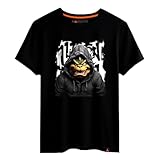 Magmatic - Camiseta Rey de Las Tortugas Videojuegos para Hombre Unisex, Colección Street Hoodie Camiseta Negra 100% Algodón, Regalo, Gamer Geek, Japón Navidad, Regalo de Hombre Fan de Videojuegos