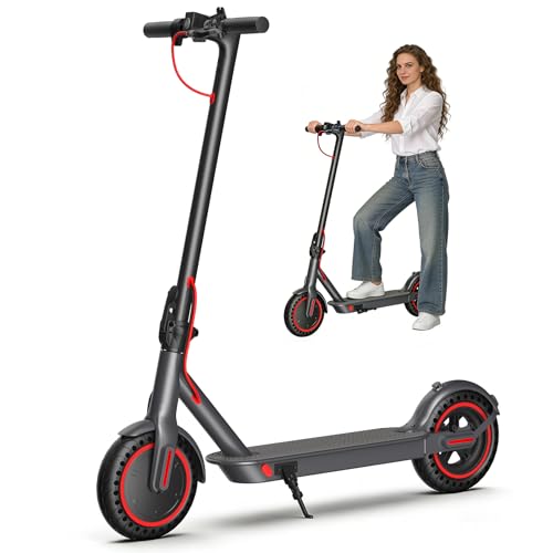 OBX Electric Scooter Adults, 500W Motor, 8.5″ Solid Tires,