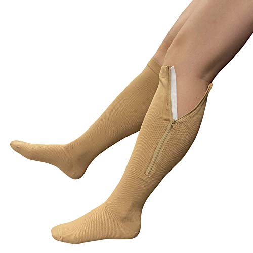 Presadee Original Closed Toe 20-30 mmHg YKK Zipper Compression Circulation Swelling Recovery Full