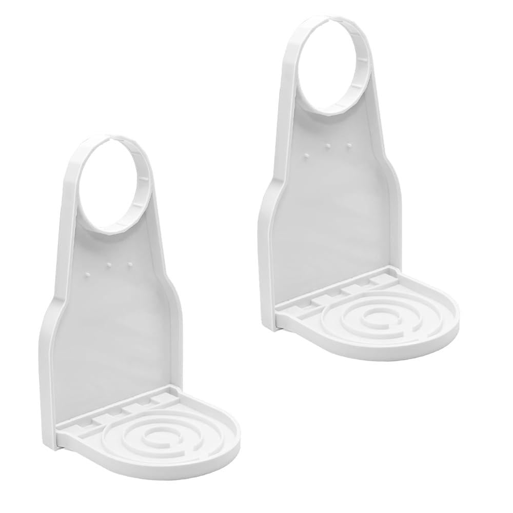 Wdsilkbo 2 Pack Laundry Detergent Dispenser Cup Holder & Nozzle Switch - Drip Catcher For Mess-Free Laundry Room Organization - Universal Laundry Liquid Dispenser