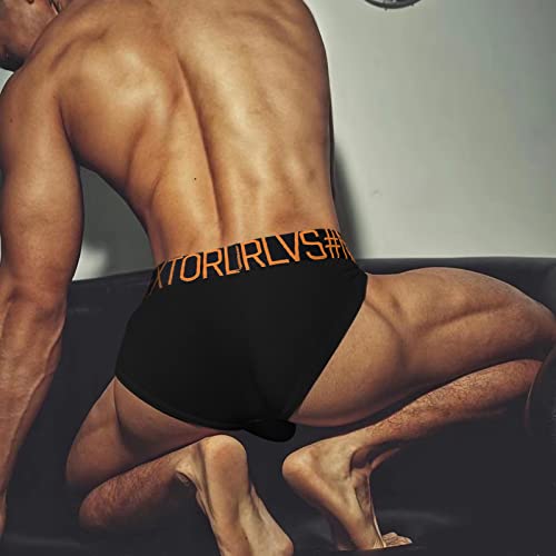 Meshal Men's Cheeky Cotton Bikini Underwear Sexy Mankini Bulge Pouch Low Rise Stretch Moisture Wicking Briefs Pack of 34