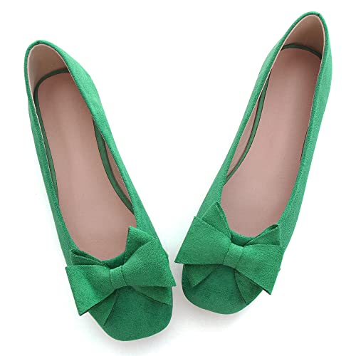 Image of Dear Time Women's Flats Shoes Bowknot Dressy Ballets Loafers Wedding Business Casual Walking Shoes