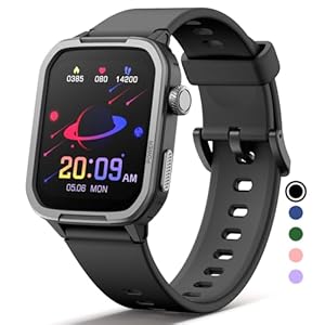 MgaoLo Kids Smart Watch,Fitness Tracker with Heart Rate Sleep Monitor for Boys Girls,Waterproof Activity Tracker Pedometer Step Counter for Android iPhone (Used Without app/Phone)