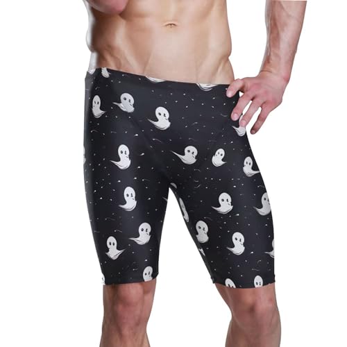 UMIRIKO Halloween Ghost Men's Swim Jammers Swimsuit M B0402025