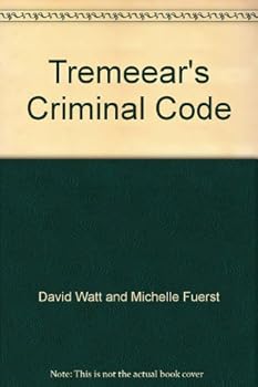 Hardcover Tremeear's Criminal Code Book