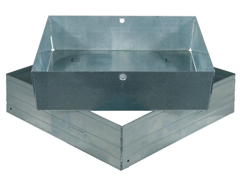 Sigillo Chiusino Per Pavimento In Acciaio Inox – Misura 33x33 Cm, Altezza 5 Cm, Per Pozzetti E Passaggi Tecnici