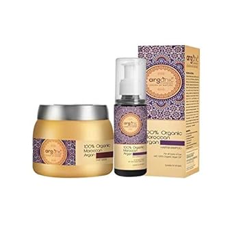 Aryanveda Moroccan Argan Hair Shampoo & Hair Mask (300 ml)