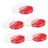 PRETYZOOM 10Pcs Agar Plates Growth Medium for Staphylococcus Streptococcus Culturing Lightweight Lab for Industrial Use