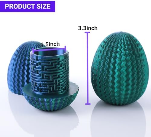Galapopo Money Puzzle Box for Cash Gift, 4 Unique Internal Designs Maze Egg — view 6