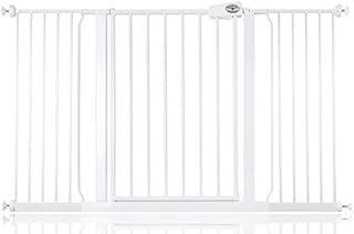 Bettacare Easy Fit Pet Gate Pressure Fitted Pet Gate 75cm - 148cm (87.9cm - 95.9cm, White)