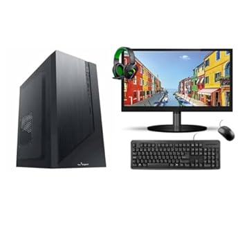 COMPUTADOR COMPLETO INTEL CORE I7 2X 8GB SSD 480GB + USB WIFI + MONITOR 19'' + HEADSET + KIT TECLADO E MOUSE