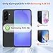 3+3 Pack for Samsung Galaxy A36 5G Privacy Screen Protector & Phone Camera Lens Protector 9H Tempered Glass Cell Phone Protector, Anti-Fingerprint(Galaxy A36 Privacy)