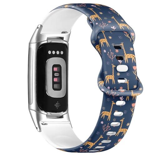 Bracelet Fitbit Charge 5 silicone souple élégant pour le sport
